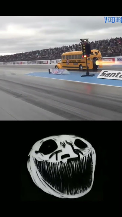 The Bus Flew At Jet Speed | TROLL FACE #ohio #shorts #tiktok #trollface #memes #bus #jet #car #cars