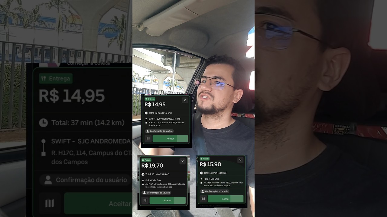 OLHA A DIFERENÇA DE ENTREGA DO IFOOD PRA UBER, ABSURDO!   