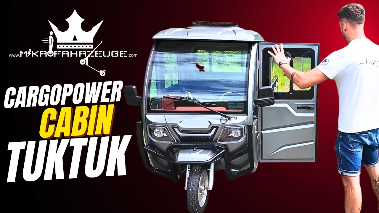 Mini E-LKW im Check: CargoPower Cabin Cruiser (4 kW) – bis 90 km Reichweite & 500 kg Zuladung