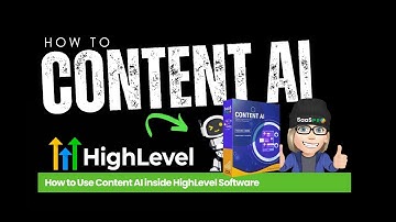 How To Use Content AI with HighLevel Software. Complete Tutorial.
