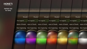 Unity3D Assets - 4k Full Fantasy GUI + over 400 png + samples