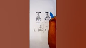 Gate Valve & Globe Valve // How to know is it a __ Valve #piping #valve #engineer #engineering