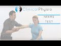 Neer's Test | Clinical Physio