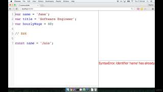 Famous ES6 JavaScript 023 Variable Declarations with Const and Let Profile