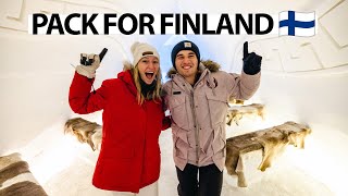 PACK AND PREP WITH US FOR FINLAND IN THE WINTER | FINLAND PACKING GUIDE 🇫🇮