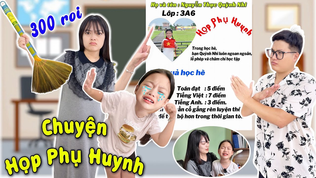 Khi Mẹ Tôi Họp Phụ Huynh Đầu Năm Lớp 3A6 | Troll Em Quỳnh Nhi