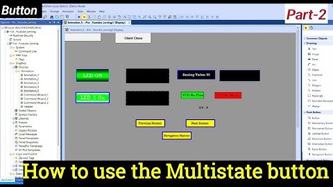 FactoryTalk View Studio ||  Ramp Button || Rockwell SCADA || Rockwell SCADA
