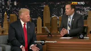 Dubbing Jawa Donald Trump adu pitik