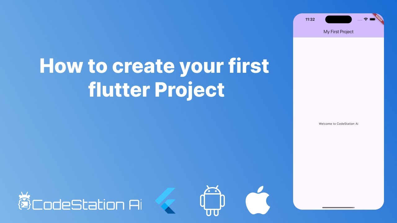 How to Create Your First Flutter App | Step-by-Step Guide in Bengali ...
