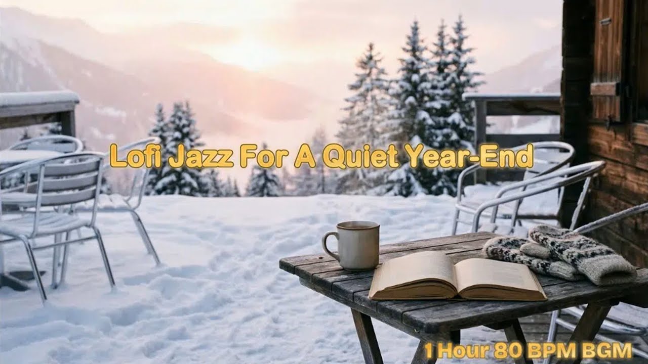 【広告なし / 1時間作業用BGM 】Lofi Jazz For A Quiet Year-End  /  80 BPM