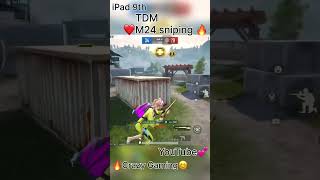 iPad 9th generation tdm m24 s￼niping#bgmiindia #shots#pubgmobile #gaming #bgmi #entertainment #viral