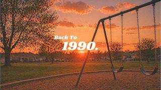 90s Nostalgic Suburb Sunset 🌇 | Calm Retro Street Ambience (1 Hour Loop)