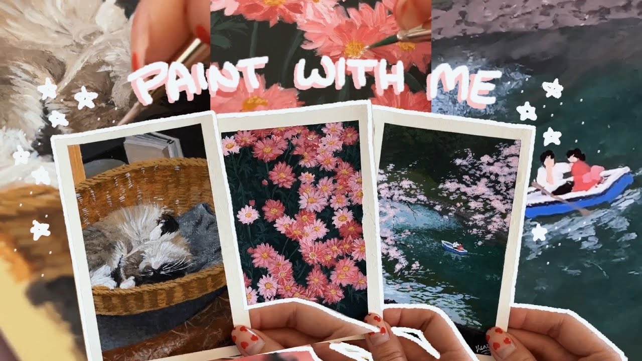 Japan Vlog || Painting Postcards for My Teachers ♡