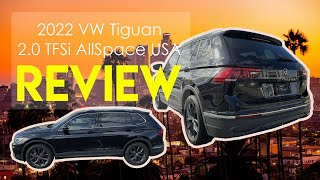 VW Тигуан 2 рестайлинг 7 мест обзор 2022 Volkswagen Tiguan 2.0 TFSI AllSpace USA review