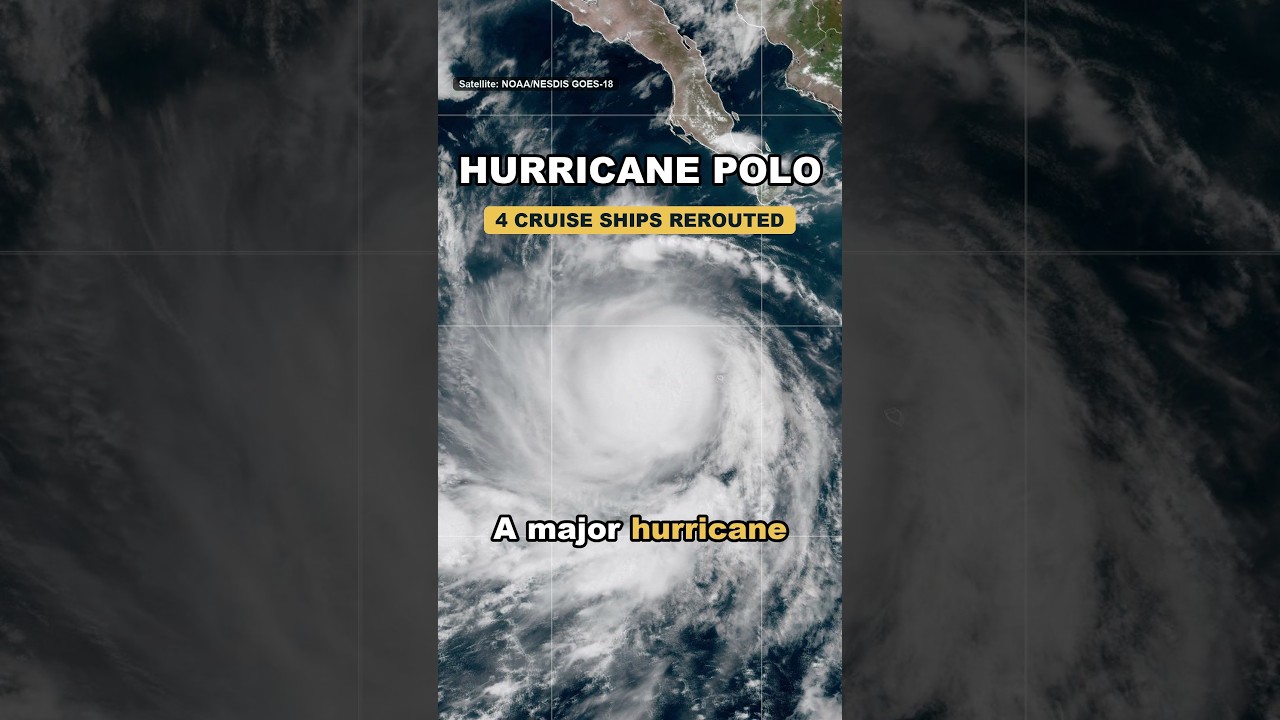 Hurricane Polo Forces 4 Cruise Ships to Reroute #travelnews #HurricanePolo #CruiseNews#royal