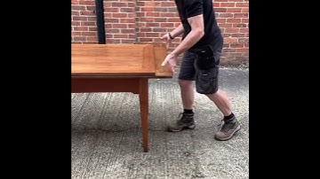 19th Century Cherry Double extending Table