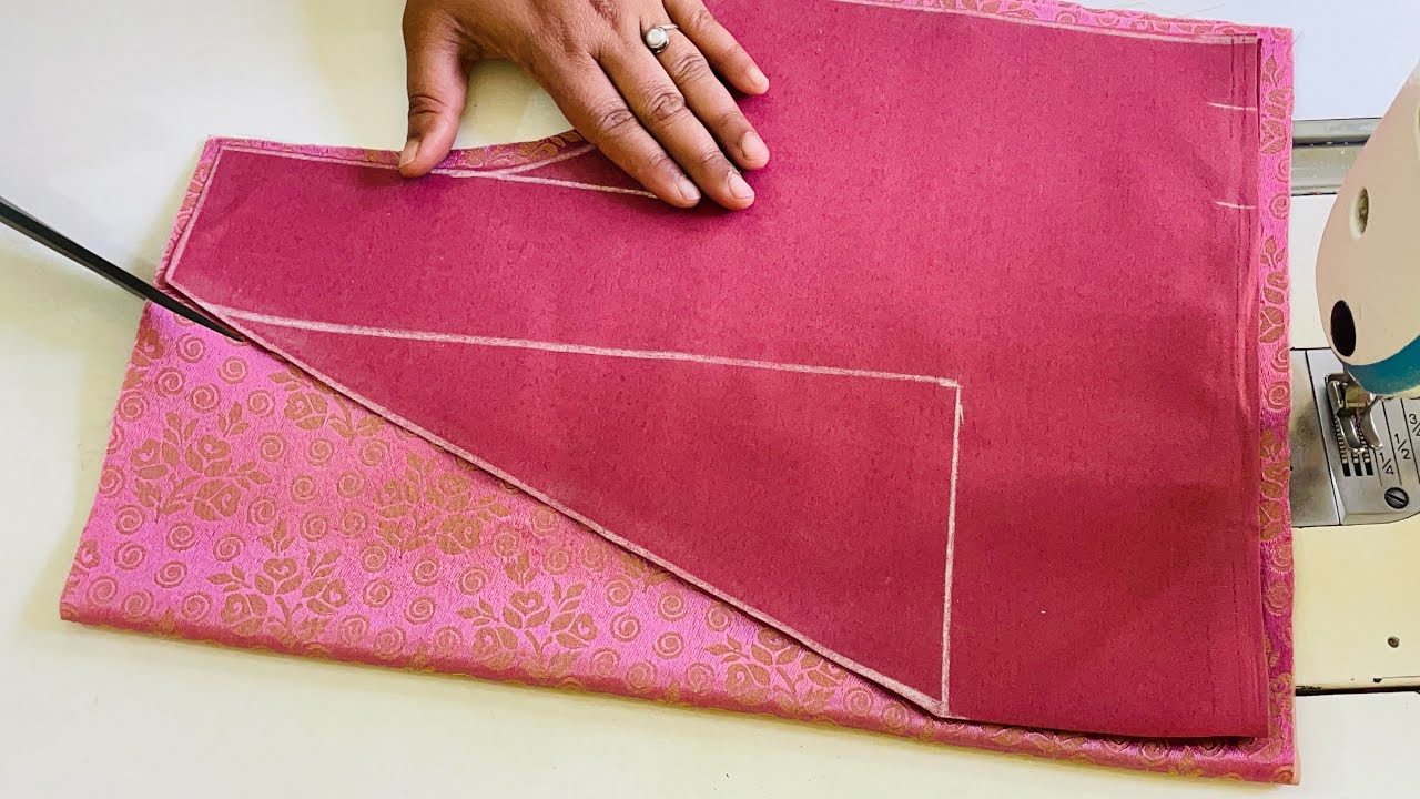 Stylish Blouse Back Neck Design Cutting And Stitching Back Neck Blouse Designs | Blouse Ki Design