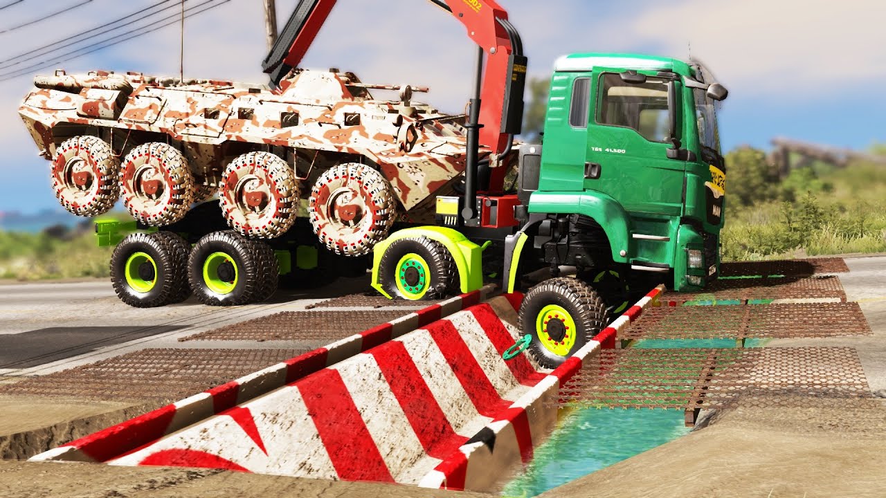 Cars vs Upside Down Speed Bumps #96 | BeamNG.DRIVE