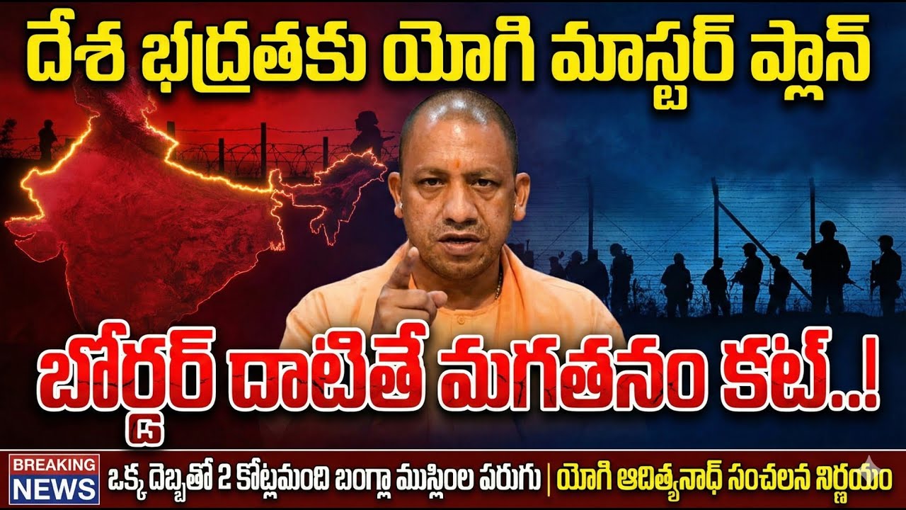 బోర్డర్ దాటితే ఇక అంతే |  యోగి ఆదిత్యనాధ్ సంచలన నిర్ణయం | Yogi Adithyanath Sensational Decision