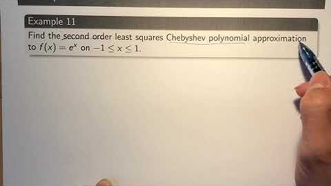 T1e11 - Second order Chebyshev polynomial