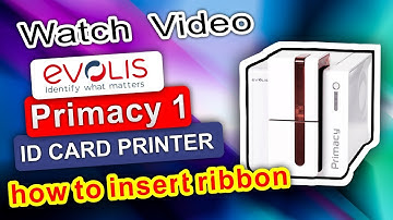 evolis primacy ribbon installation
