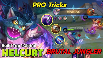 HELCURT BEST BUILD AND EMBLEM 2025 GAMEPLAY TUTORIAL-Build Top 1 Global Helcurt-Mobile Legends