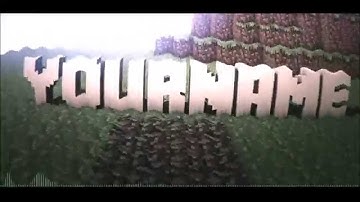 Free Minecraft Intro Template [C4D+AE] || #06