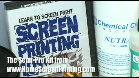 Semi-Pro Screen Printing Kit