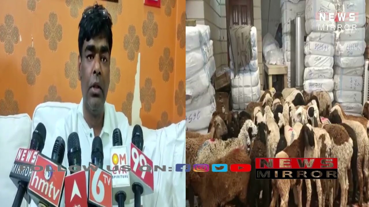 101 GOATS WERE SACRIFICED BY MOHD SHAKEEL FOR THE SAFTEY AND LONG LIFE OF BARRISTER ASAD UDDIN OWASI