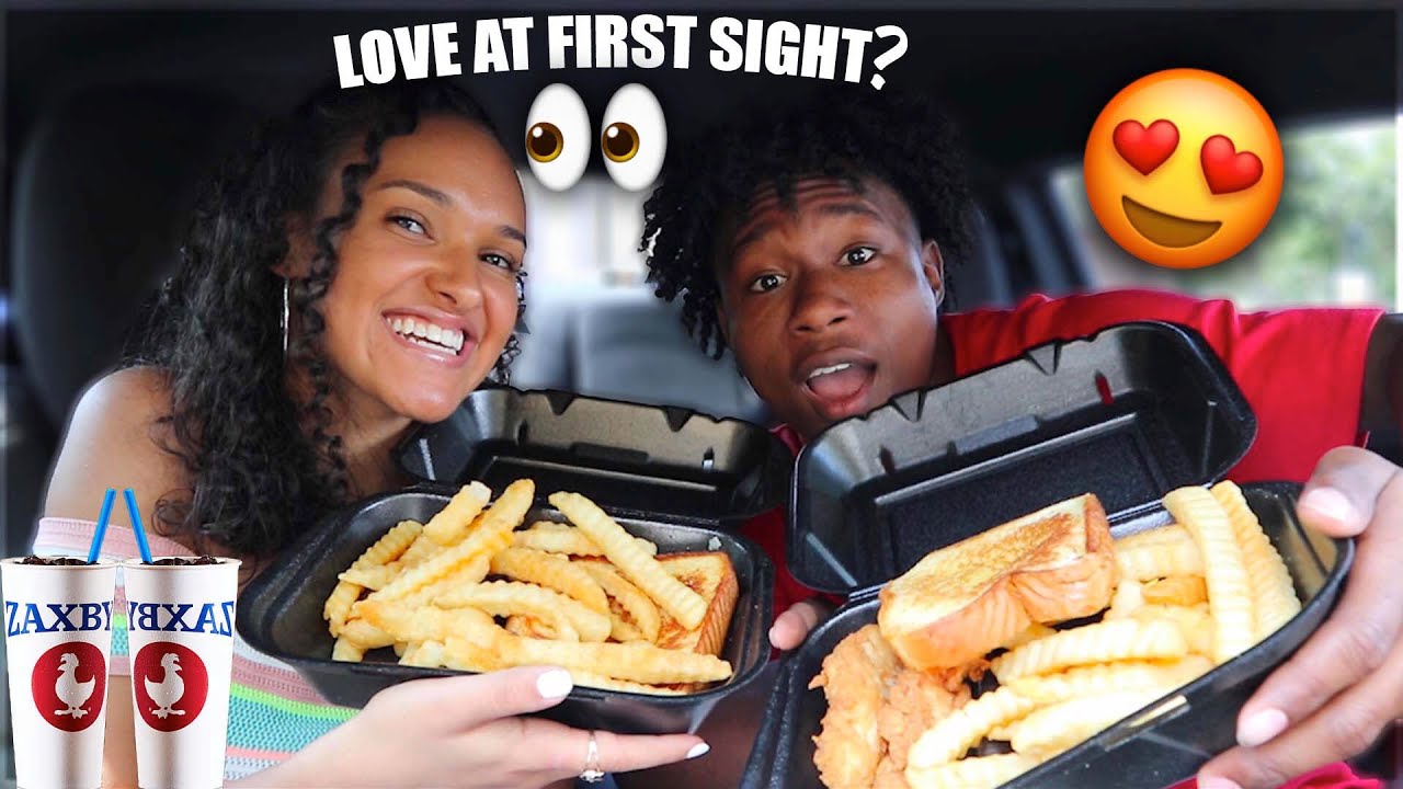 HOW WE MET? | ZAXBYS Mukbang w/ My Girlfriend😍 - YouTube