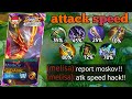TOP 1 GLOBAL MOSKOV FULL ATTACK SPEED BESERTA ROTASI MOSKOV GOLD LANE MOBILE LEGENDS!!!