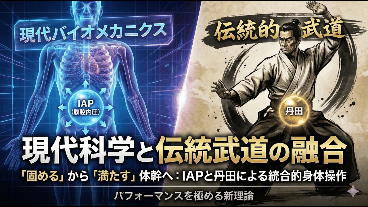 現代バイオメカニクスと伝統的武道の融合 〜腹腔内圧IAPと「丹田」による統合的身体操作理論〜