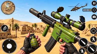 Sniper Shooting Game – Desert Combat & Gun Shooter Gameplay | Android Gameplay #5 🎯 screenshot 2