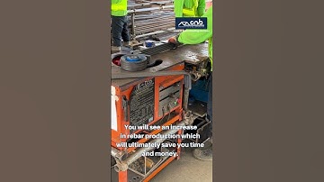 The optimum standard rebar bender in the market for rebar production and stirrups - TYB-D35