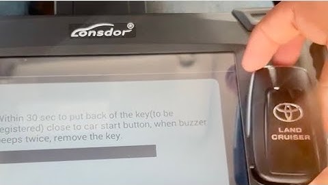 Program a Smart Key Land Cruiser 2018-2020 Using Lonsdor