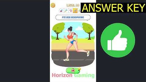 Tricky Quiz: Dop Brain Puzzle LEVEL 99 Fix her headphone - Gameplay Walkthrough Android IOS