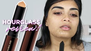HOURGLASS VANISH STICK FOUNDATION REVIEW & SWATCHES FOR MEDIUM SKIN (GOLDEN)
