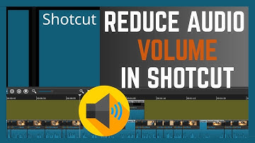 How To Reduce Audio Volume In Shotcut | Shotcut Tutorial