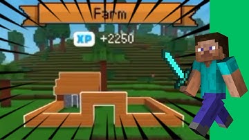 Building a farm on block craft 3D