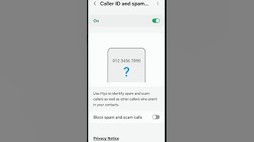 Block Unknown Calls On Samsung Phone #shorts