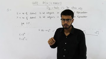 Gate 2016 pyq DIGITAL |Let X be the number of distinct 16-bit integers in 2’s complement