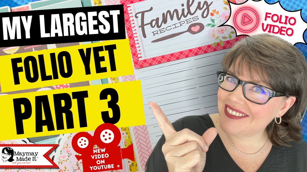 My largest RECIPE ALBUM YET!  I don’t have enough recipes to fill it all up!