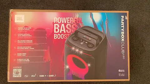 NEW!! JBL PARTYBOX CLUB 120: unpacking and detailed view - 天天要聞