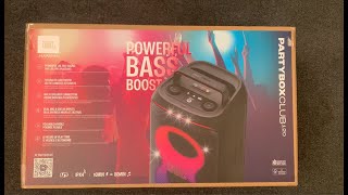 NEW!! JBL PARTYBOX CLUB 120: unpacking and detailed view