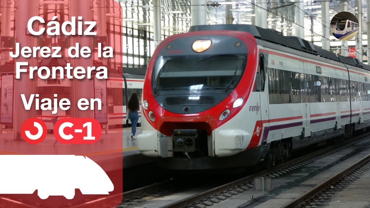 Viaje en la línea C-1 de Cercanías Cádiz | Cádiz - Jerez de la Frontera