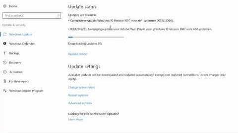 Microsoft - Windows 10 Updates & Adobe Flash Player again :-(
