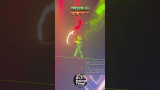 Prince of Clowns, skipping through ring of fire on High Wire Circus Extreme #shorts