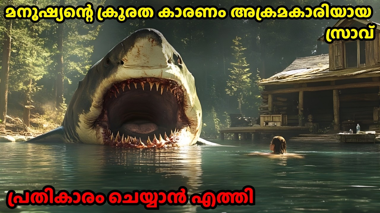 മനുഷ്യന്റെ ക്രൂരത കാരണം അക്രമകാരിയായ സ്രാവ്