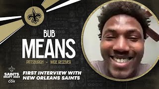 2024 NFL Draft: Bub Means' first interview with New Orleans Saints