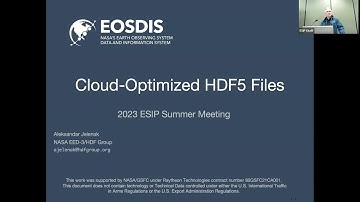 Production and Use of Cloud Optimized HDF5 Files
